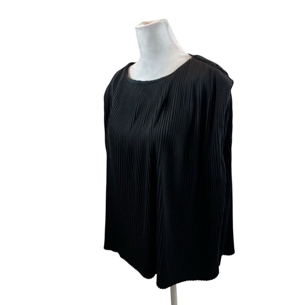 Ladies Moussy Brand Black Pleated Dolman Sleeve Blouse Size Small